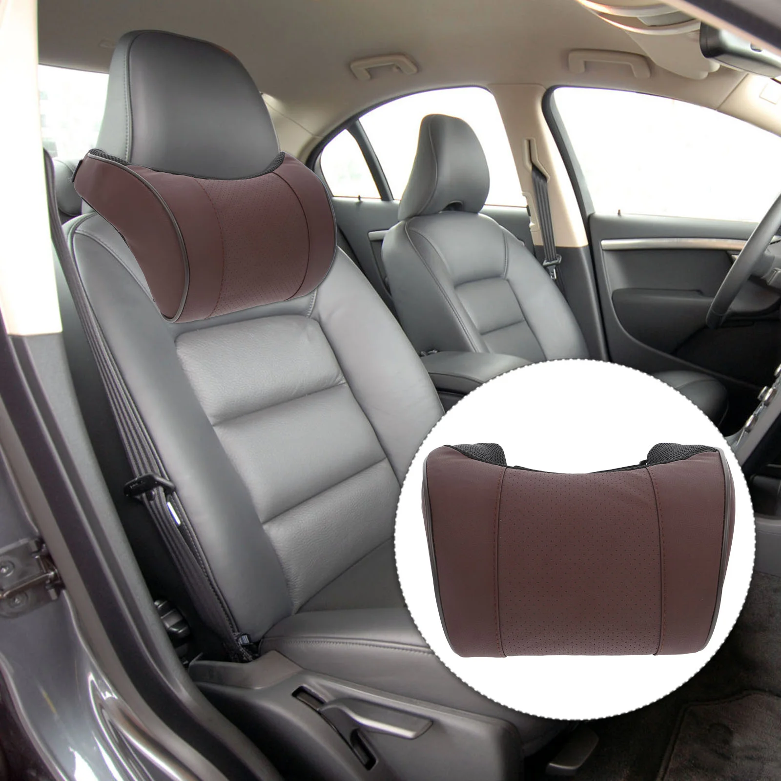 

1pc Comfortable Neck Support Memory Cushion Car Seat Pillow for Head Rest Cars