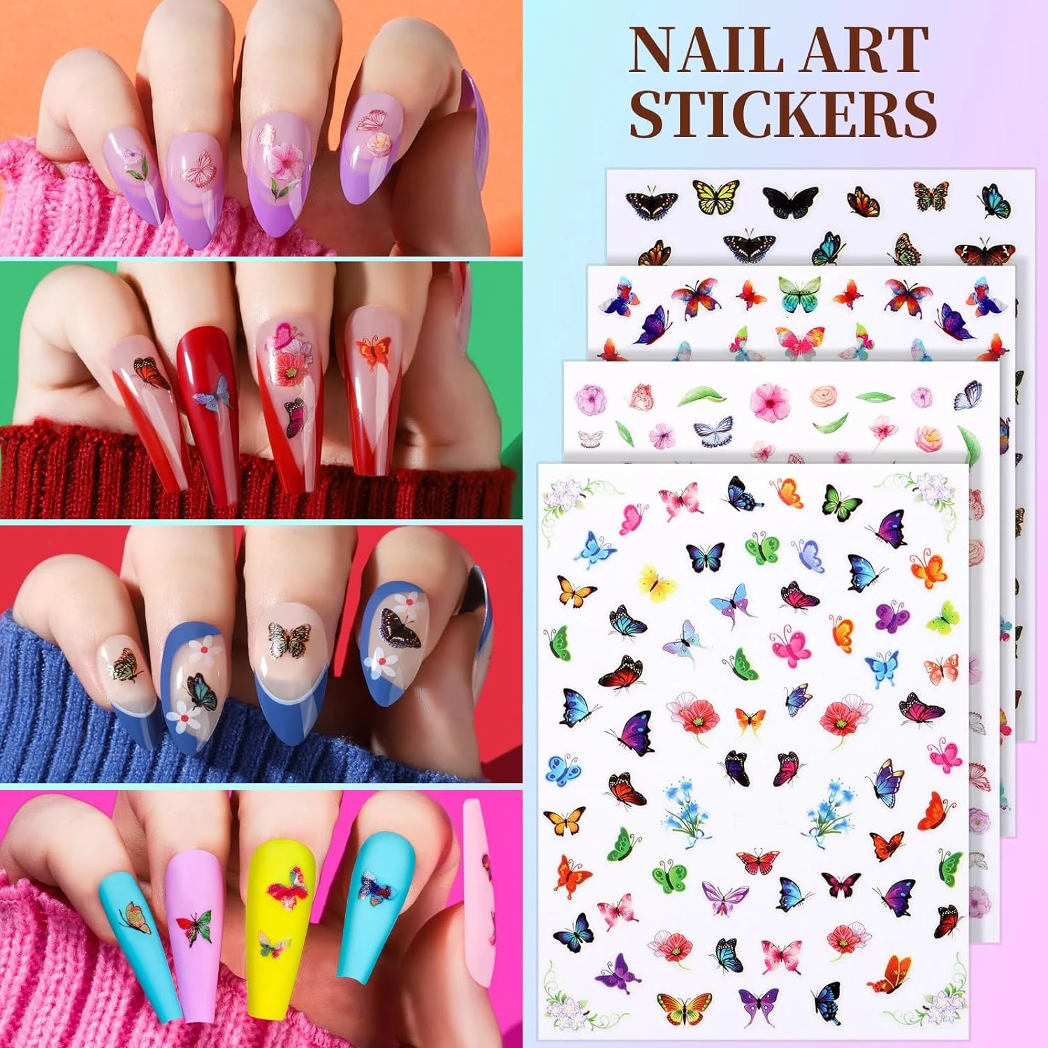 Creative, Versatile, and Comprehensive Nail Art Kit for Beginners with Fine Brushes, Dotting Tools, Colorful Tapes, Adhesive Sti