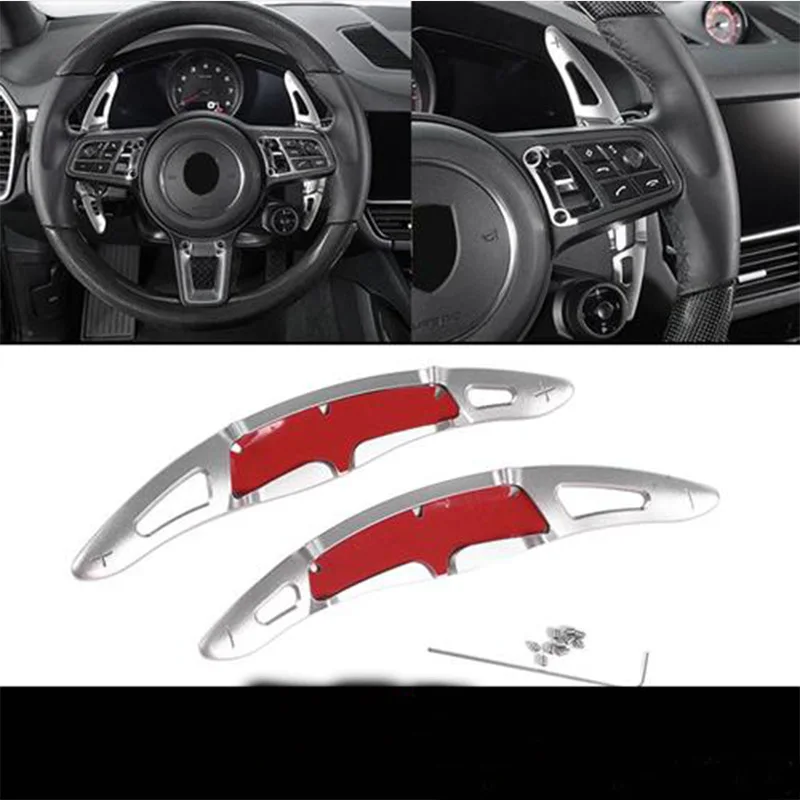 

Весло переключения передач на руль автомобиля из алюминиевого сплава для Porsche Macan 2014-2019 для Porsche 911 718 991 Cayman 918