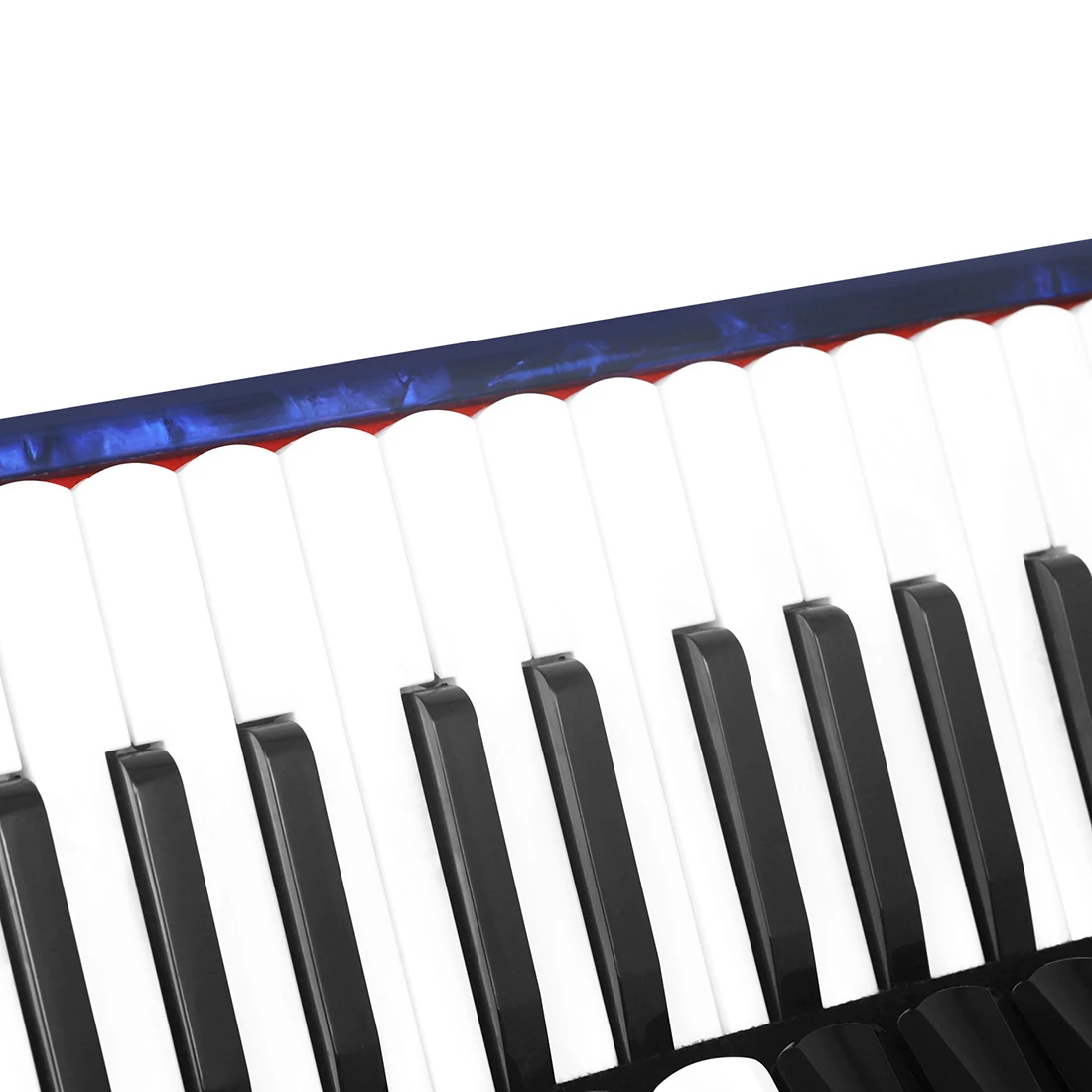HK · LADE AH-30 Blaues Akkordeon 37-Tasten-80-Bass-7-Tastatur Voice Professionelles Bayan-Akkordeon für Performance-Tastaturinstrumente – Detail 10