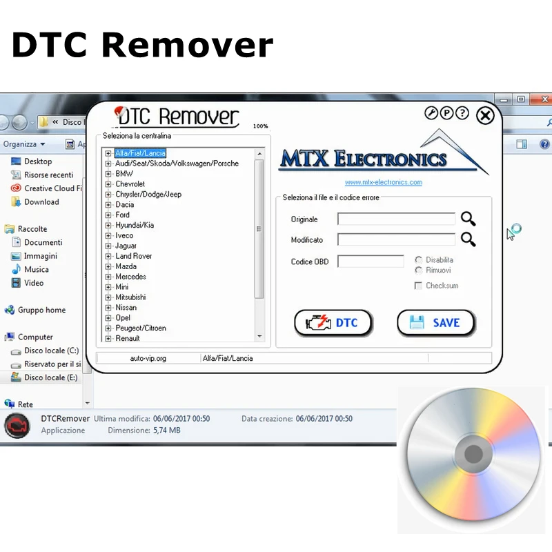 

DTC Remover 2024 For KESS KTAG FGTECH OBD2 Software MTX DTC Remover 1.8.5.0 With Keygen+9 Extra ECU Tuning SW Software ECU Fault