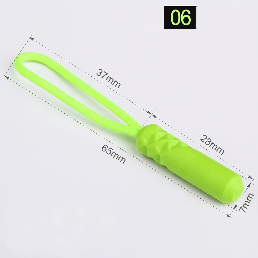 10-Piece Multicolor Zipper Pull Replacement Clips for Bags, Tents, and More