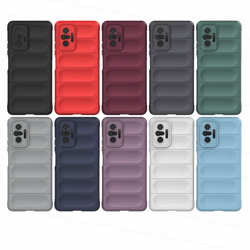  Leton-US Funda para Redmi Note 10 Pro Funda delgada de silicona  líquida a prueba de golpes Funda suave a prueba de caídas con forro de  microfibra cubierta protectora para Redmi Note