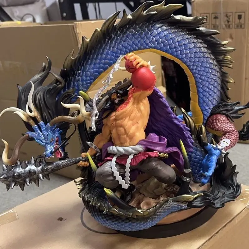 

Цельная деталь, 28 см, черный жемчуг, дракон кайдо, фотография из ПВХ, большая модель, украшение, подарки на день рождения