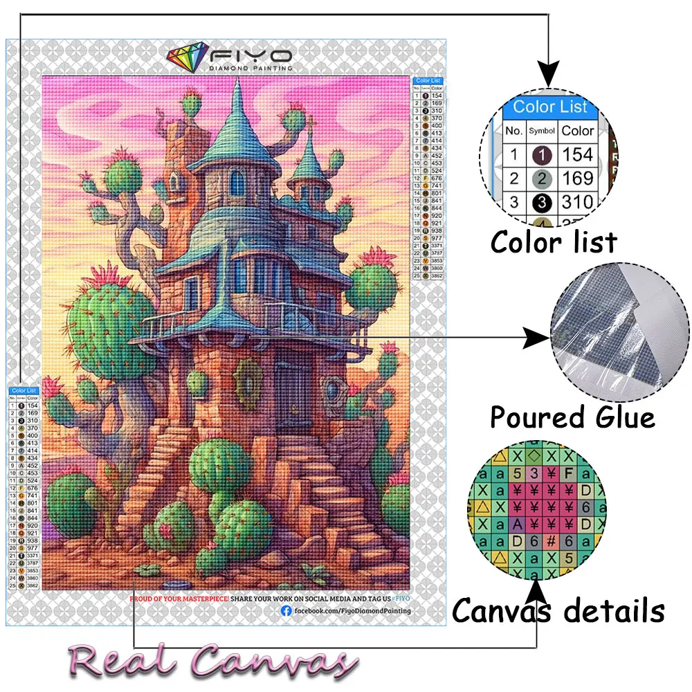 New Diy Diamond Painting Strawberry Houses Diamond Embroidery Building Landscape Mosaic Cross Stitch Kits Home Decoration