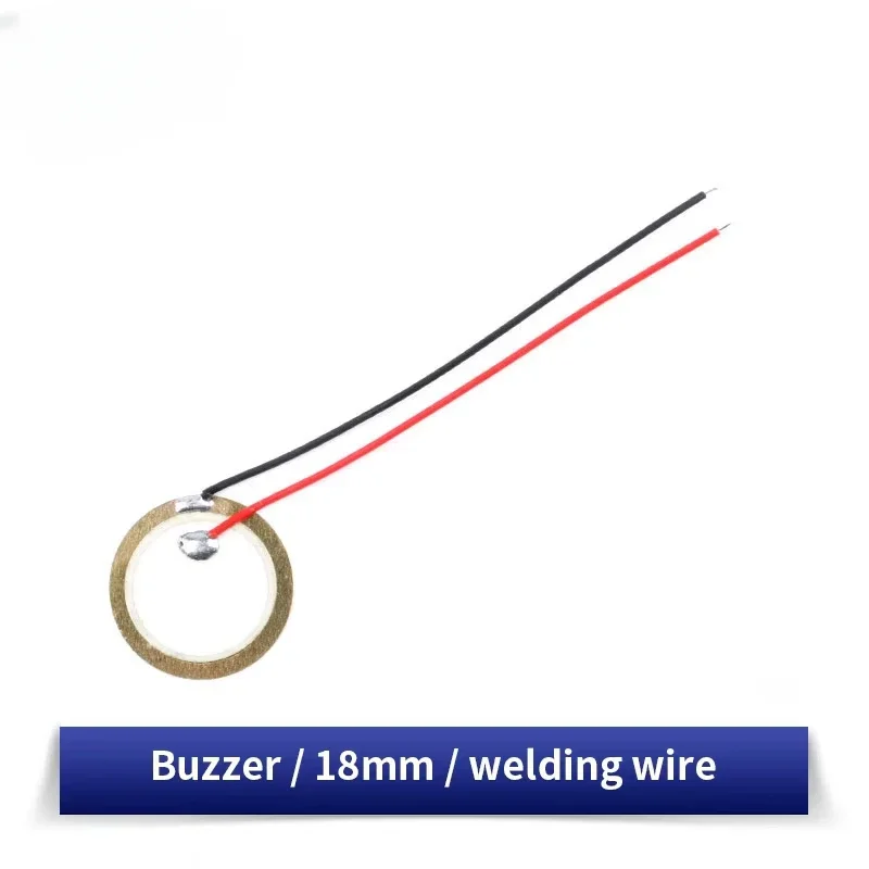 Multi-Pack Piezoelectric Ceramic Buzzer Elements with Wire