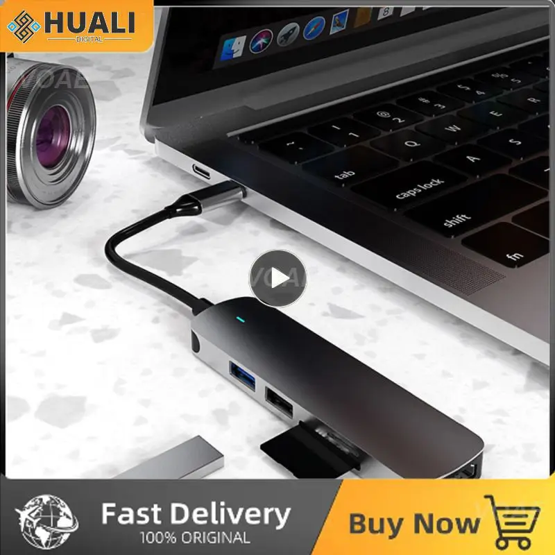 

Адаптер HDMI, Суперскоростной кардридер для Sd/tf карт, 5 Гбит/с, Usb 3,0/usb2.0 для Macbook, Расширительная док-станция 5 в 1, адаптер Usb-c