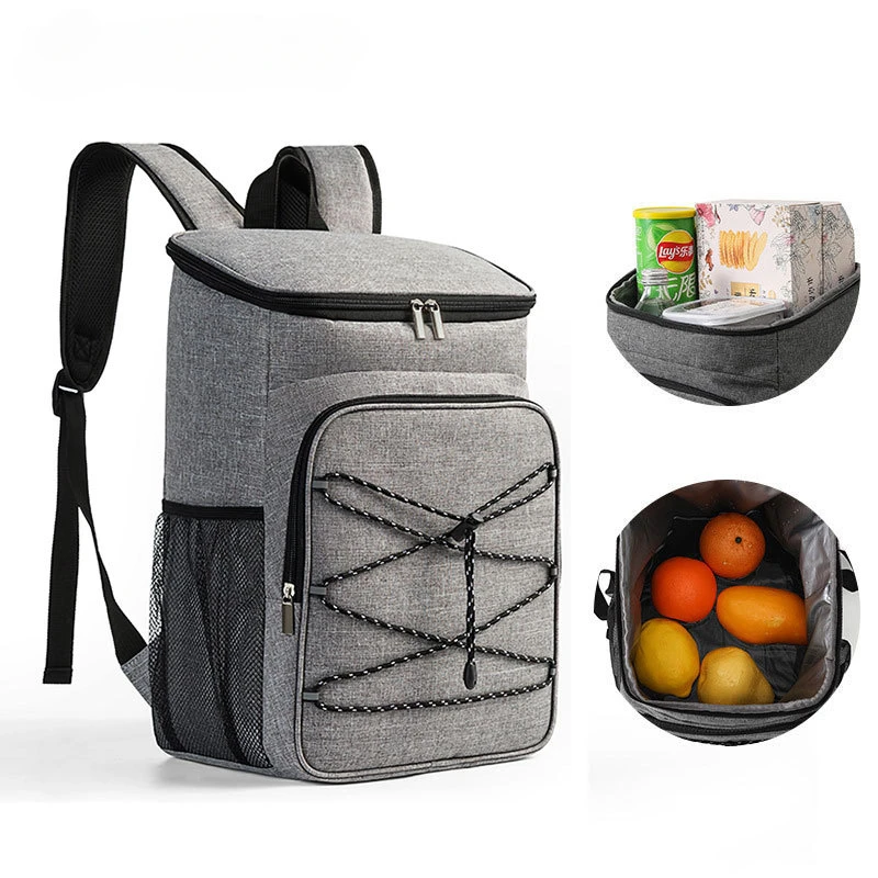 23L Outdoor Storage Bag Camping Picnic Travel Oxford Cloth Large Capacity Bag Backpack Camping Accessories
