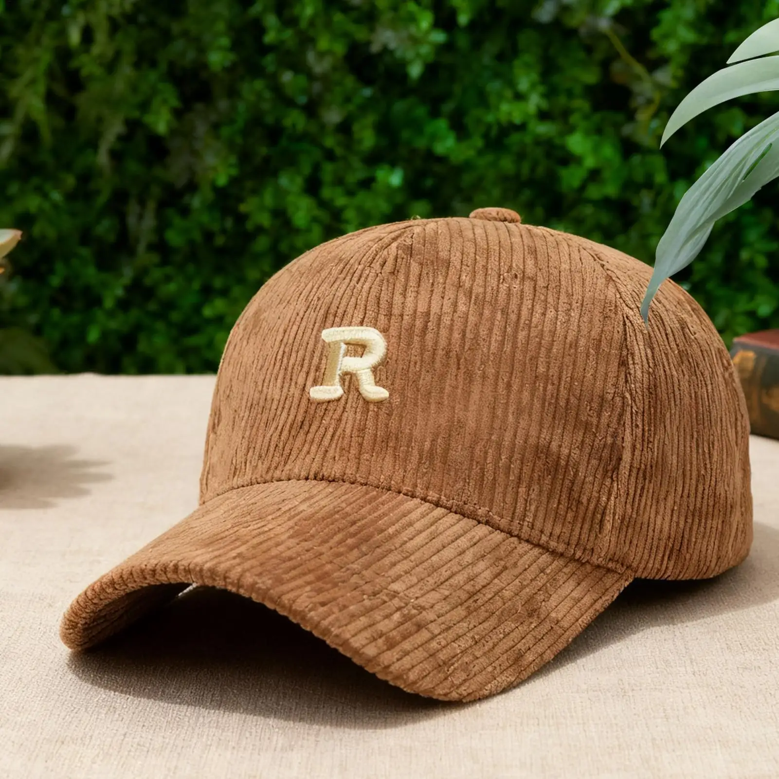 Baseball Hats 3D Embossed Letter R Adjustable Headgear Structured Baseball Hat For Family Friends Casual Sports Outdoor Travel