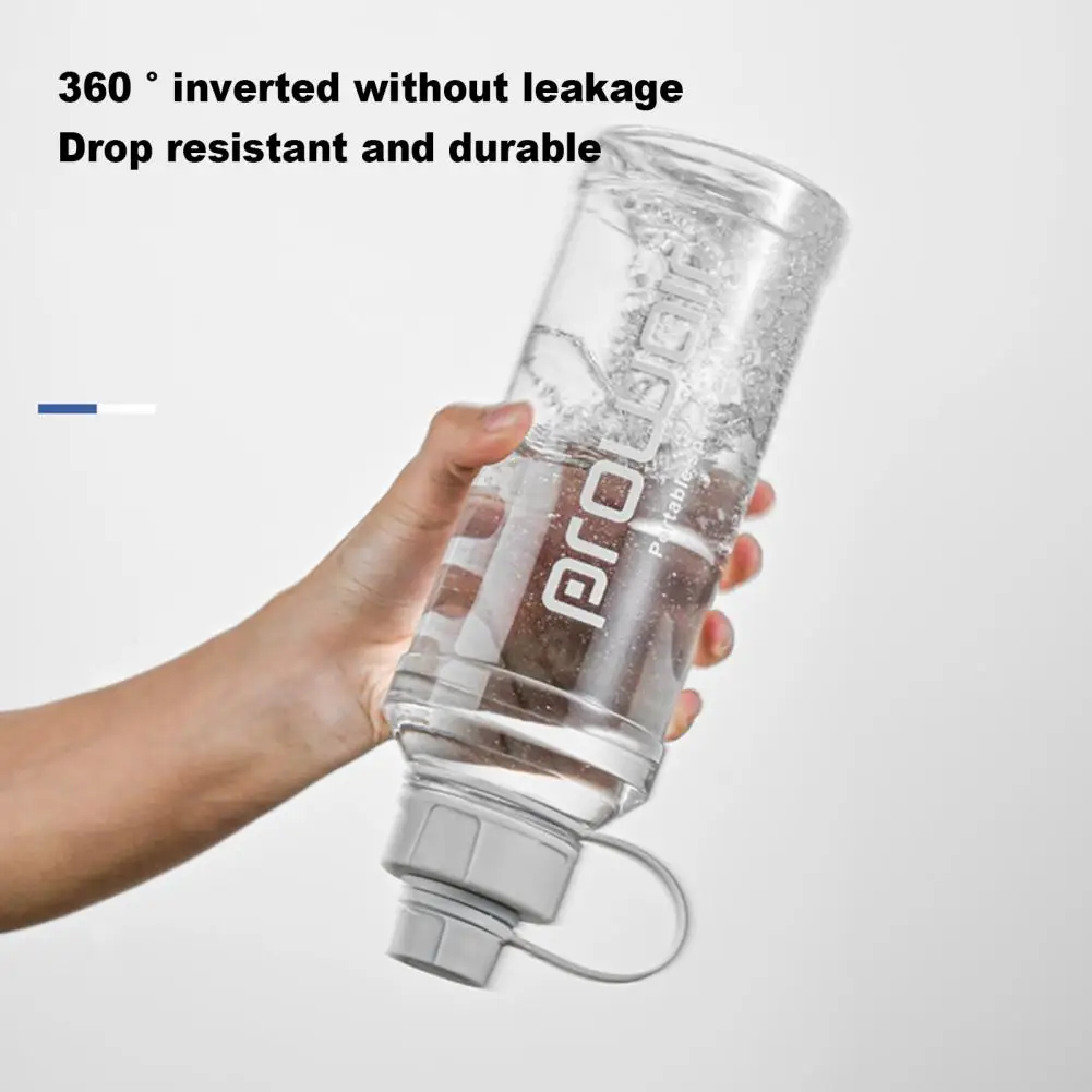 1000ml Sports Water Bottle With Handle Large Capacity Leak-proof Shaker Cup Portable Outdoor Running Cycling Travel Kettle