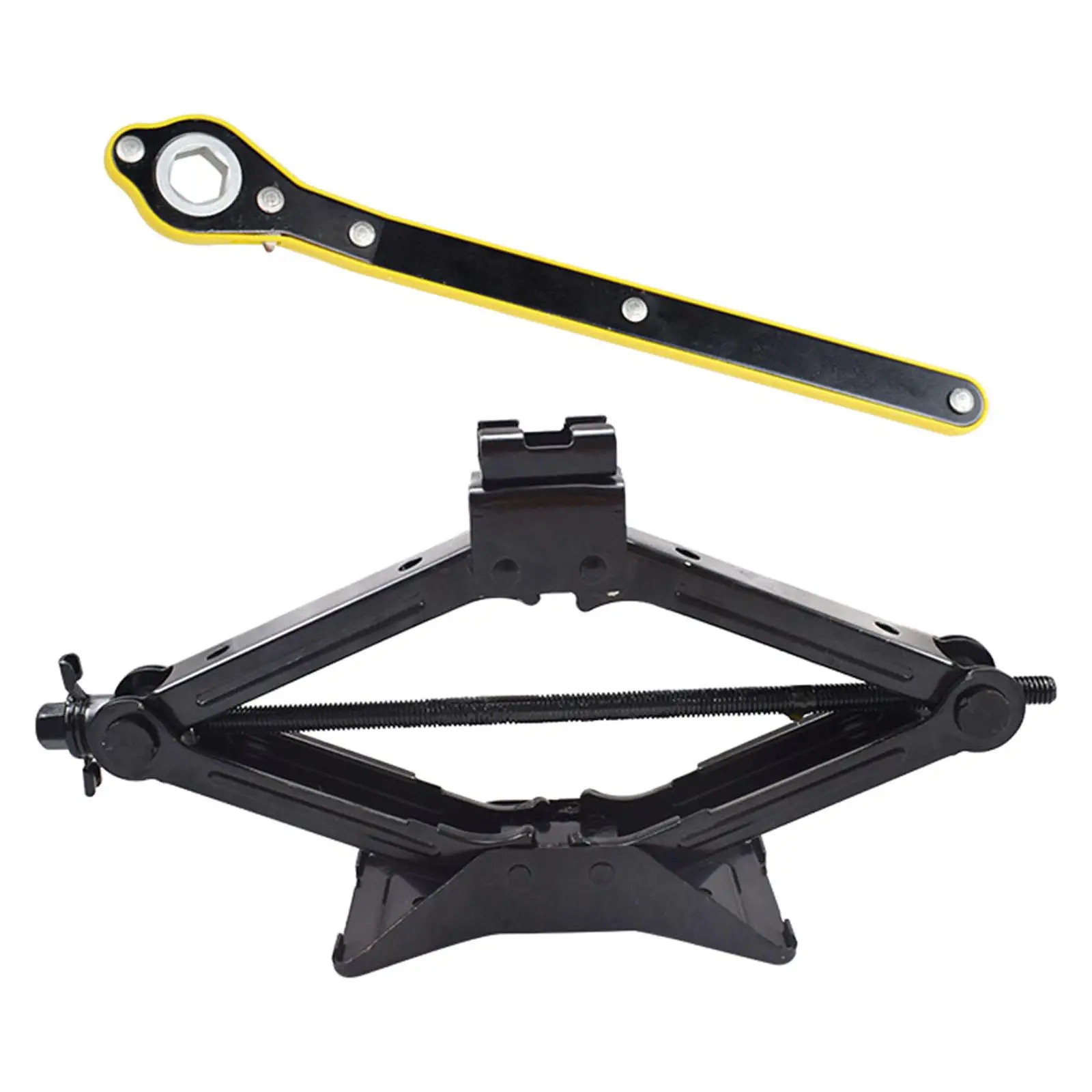 Car Jack with Ratchet Wrench Kit Tyre Repair Changing Tool for Roadside Tire Replacement and Maintenance for Vehicles Car Jack with Ratchet Wrench Kit Tyre Repair Changing Tool for Roadside Tire Replacement and Maintenance for Vehicles