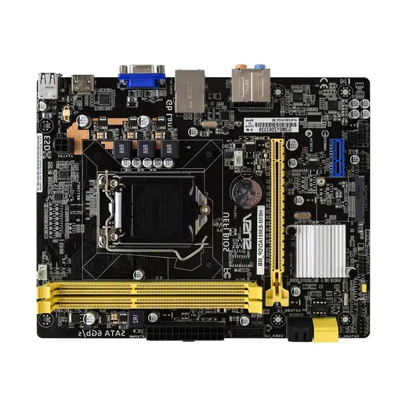 ASUS H81M-E/M51AD เมนบอร์ดมือสองช่องเสียบ1150 LGA รองรับ Intel