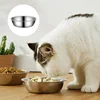Stainless Steel Metal Dog Bowl for Small Medium Large Dogs Replacement Basic Dog Bowls Thickened Dog Water Feeder Bowls Pet Supp 2