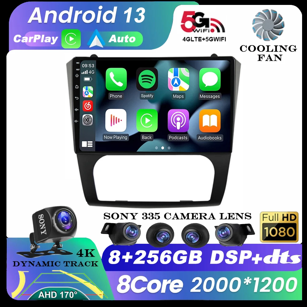 

9" Android 13 WIFI+4G BT Car Radio Stereo For Nissan Altima Teana 2008- 2012 Multimedia Video Player GPS Navigation Carplay+Auto