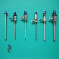 Équipement laparoscopique : Trocars chirurgicaux réutilisables compatibles STORZ, avec système d'étanchéité magnétique à clapet et d'étanchéité en silicone pour la formation. 1