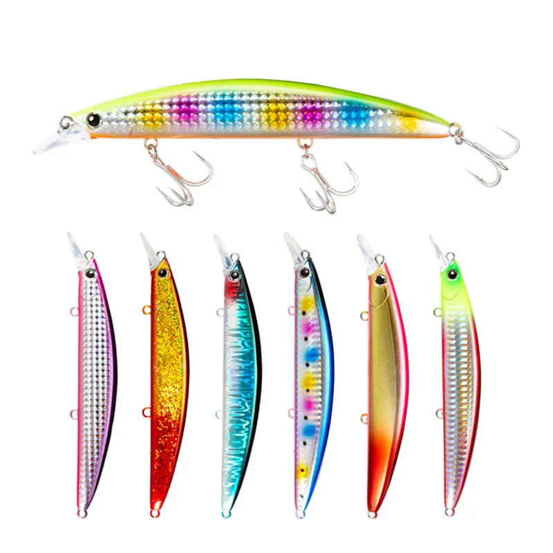 1PCS 130mm 23g/25g Floating Minnow for Fishing Casting Wobblers Saltwater  Trout Bass Carp Fishing Lure Hard Bait Isca Pesca 9107