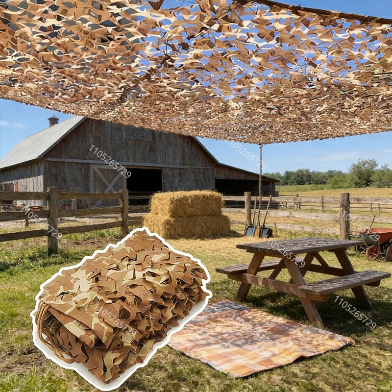 Camouflage Net Hunting Camouflage Net Garden Pavillion Net Car Sunshade White Green Black Jungle Desert Ocean