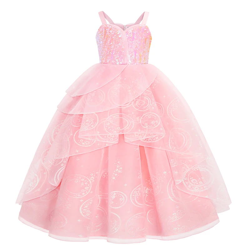 Girls Princess Dress Kids Elsa Anna Snow White Aurora