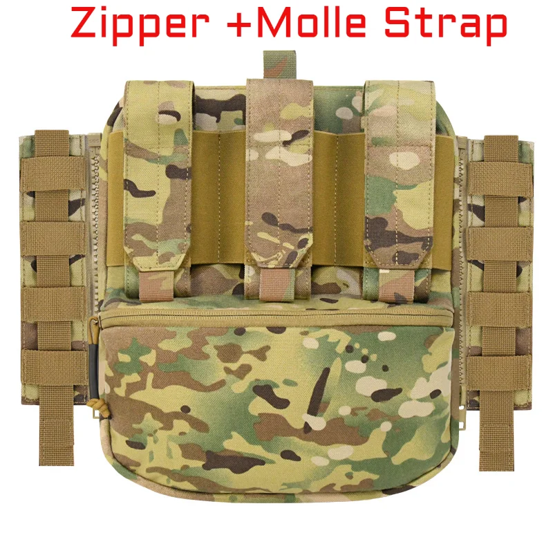 20 35L Tactical Vest Backboard 1000D Nylon Zipper +Molle Strap Design
