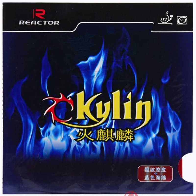 Reactor-Ckylin Table Tennis Rubber, High Elastic Blue Sponge, Non-destructive Loop with Fast Attack, Ping Pong Racket