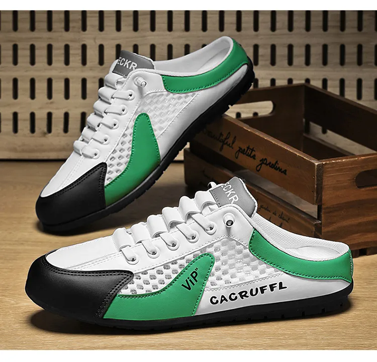 2025 New Men's Casual Slip-Ons - Durable, Comfortable, Breathable & Stylish Half-Slippers 5