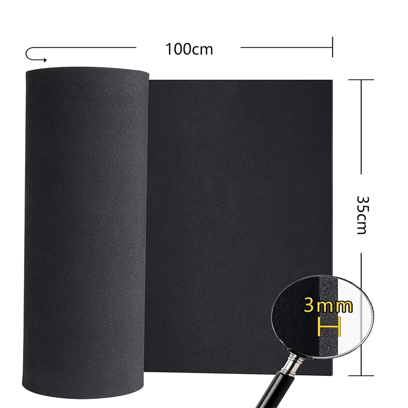 Eva Foam Sheets 1pcs Thickness 1/2/3/5/10mm Sound-Absorbing Noise Spone Foam Craft Handmade Making Material