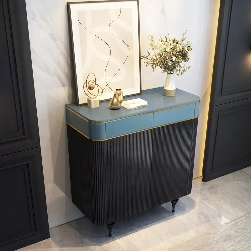 Modern Living Room et Cabinet Sideboard Living Room Furniture Luxury Rock Board Storage Sideboard Kitchen Furniture Set