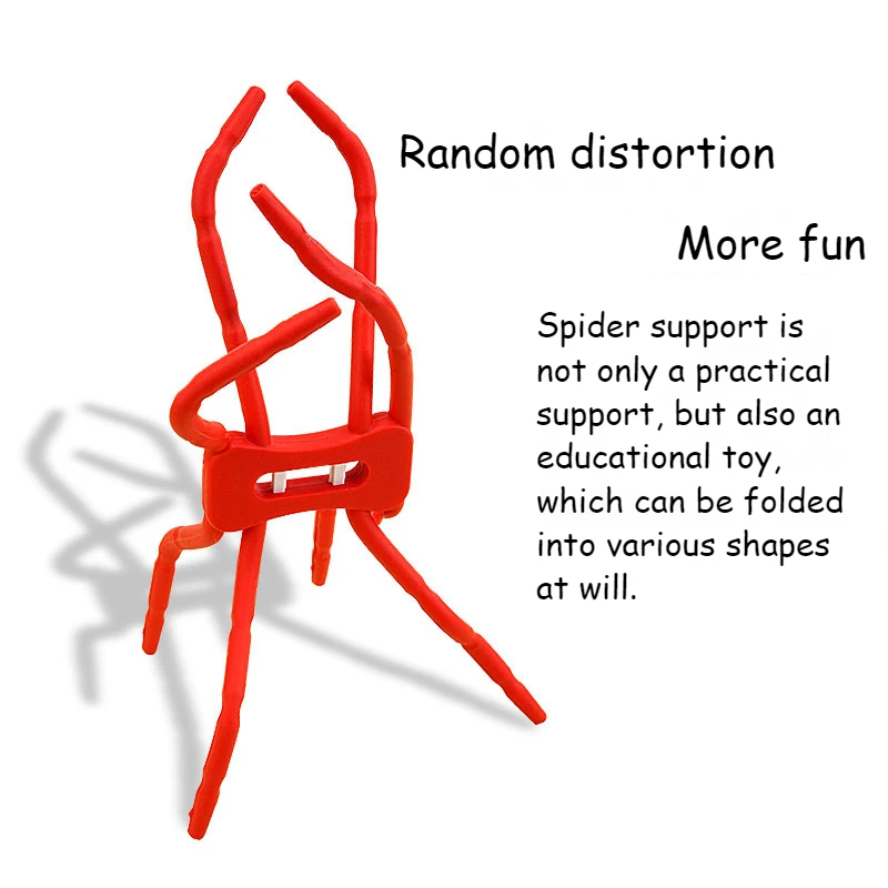 Multifunctional Spider Bracket, Desktop Selfie Live Octopus Feet, Mobile Phone Tablet Car Accessories, Variable Shape Lazy Seat