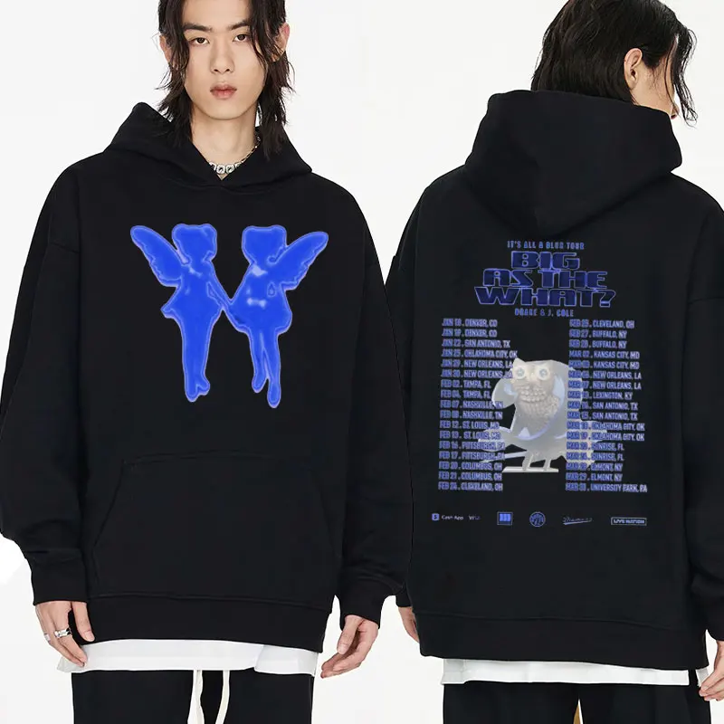 Vintage Drake for All The Dogs Scary Hours Edition Album Cover Tour 2024 New Hoodie Men Women's Long Sleeve Hooded Sweatshirts