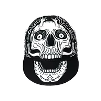 Skull Cycling Caps Skeleton Bike Hat One Size Fits Most 2
