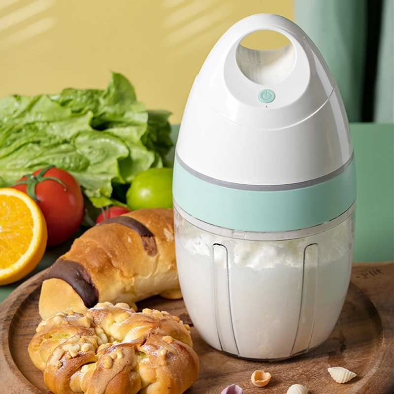 900ML Electric Milk Frother Machine Household Food Mixer Kitchen Baking Cream Blender Egg Beater Strike Mixer Portable Blender 5