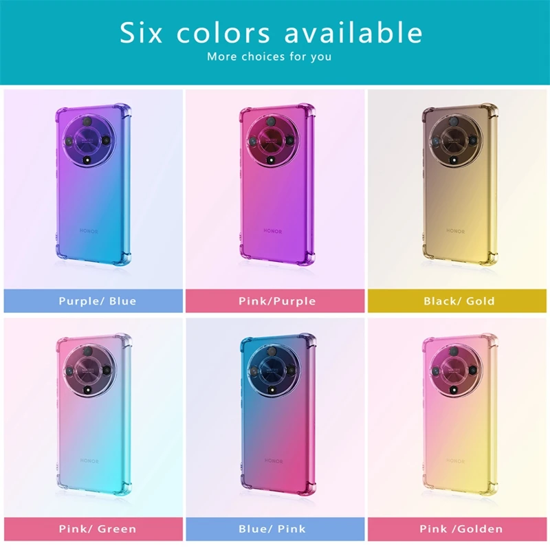 Shockproof Gradient Airbag TPU Protective Phone Case