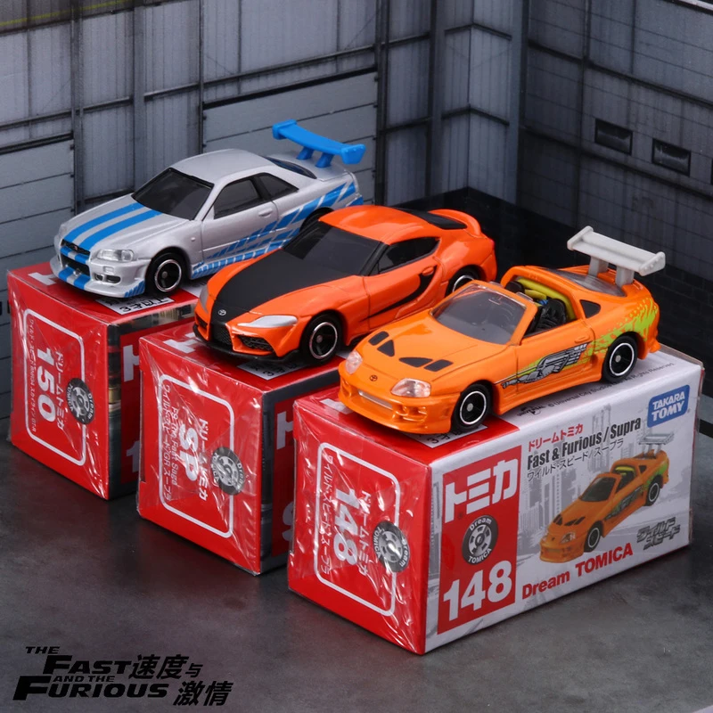 TOMY Fast & Furious Toyota Supra Nissan GTR Alloy Car