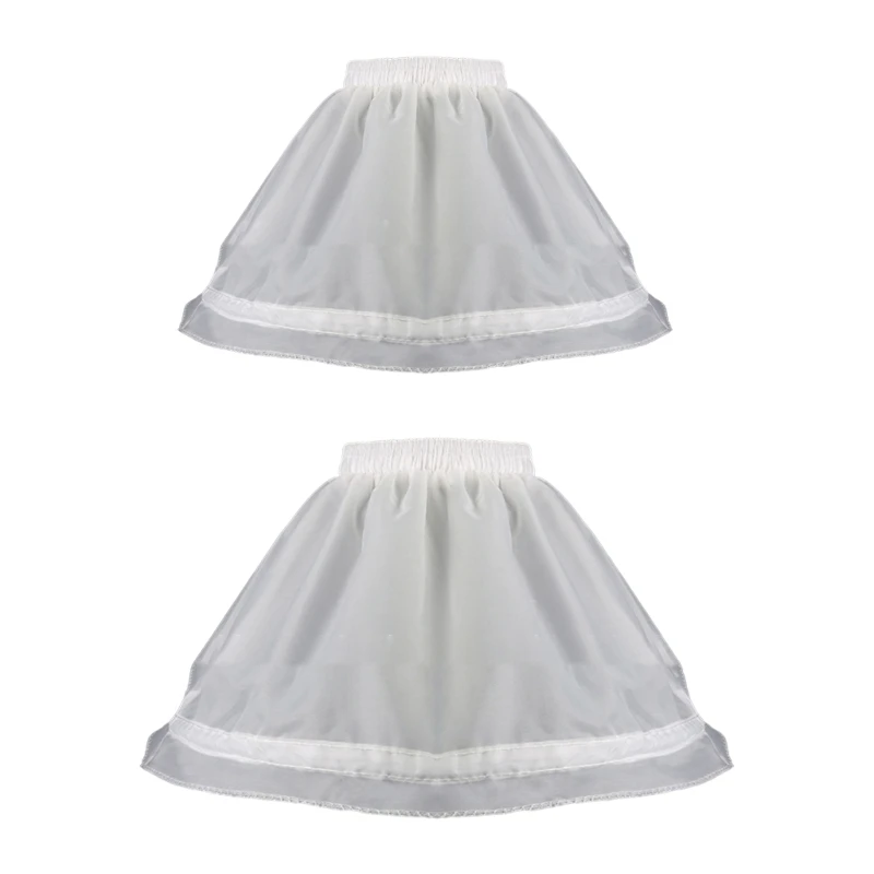 

A-line Petticoat Underskirt For Lolita Dress with Hoop Little Girl Petticoat Underskirt Girl Crinoline Underskirt Short