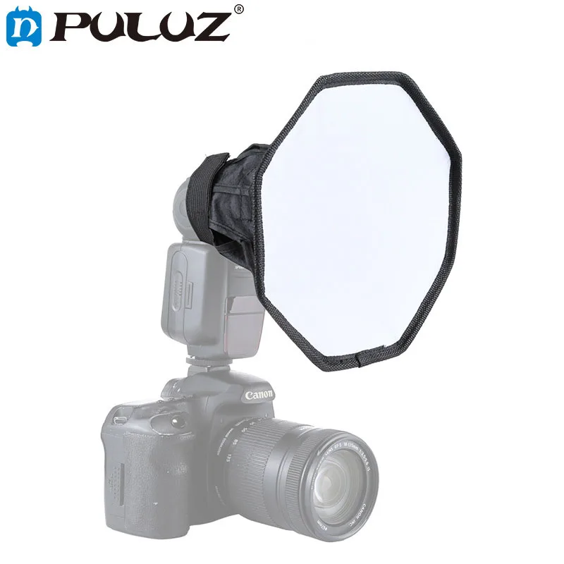 Puluz Universal Ocgroviglio Style Diffusore Pieghevole Flash Light Ottagono Speedlight Diffusore Softbox Soft Box Per Canon Nikon