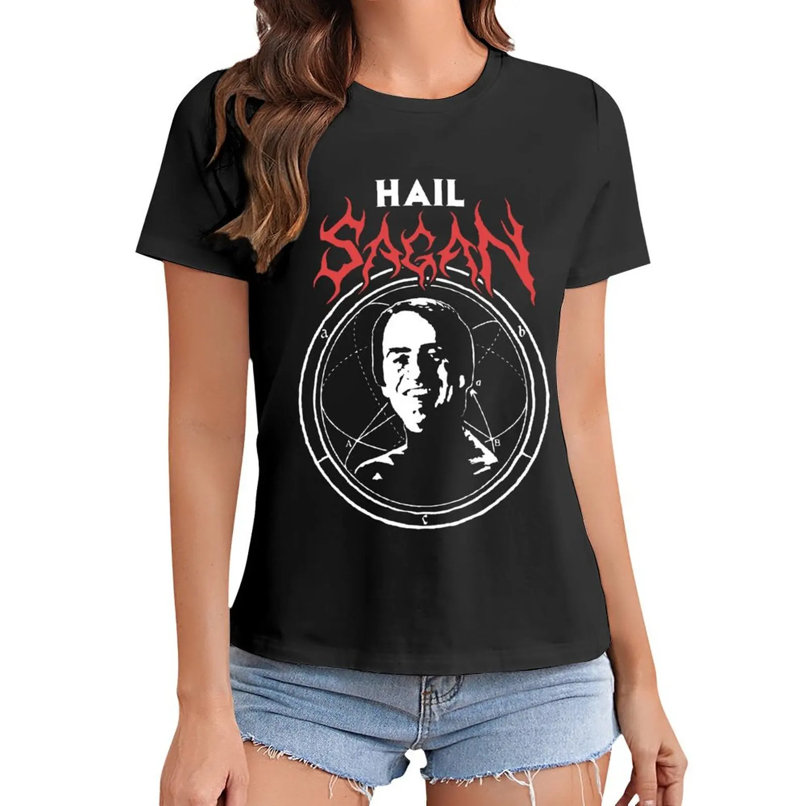 

HAIL SAGAN T-Shirt sublime Female clothing Blouse clothes for Women