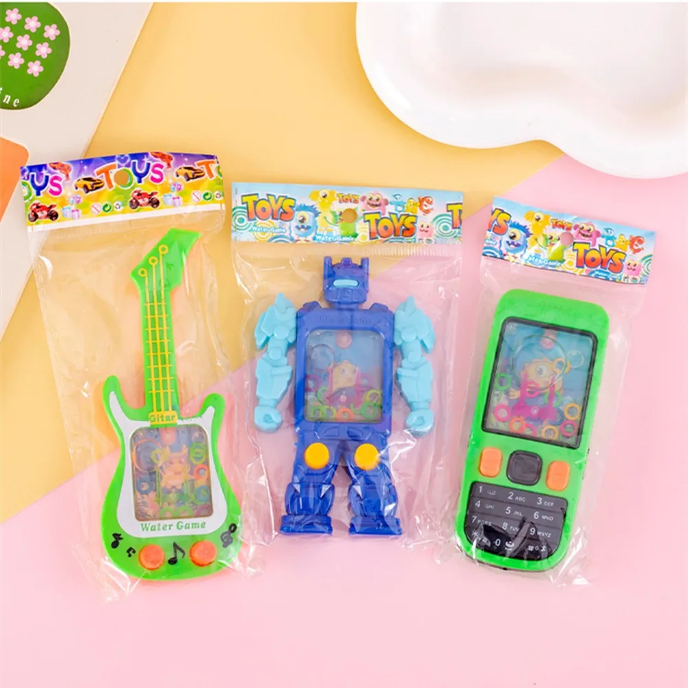 Children Toys Water Machine Ring Handheld Game Console 6 Pcs