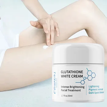 Kojic Acid Whitening Face Cream Glutathione Smoothing Bleaching Antioxidant Reduce Dark Melanin Instant Lifting Moisturizer