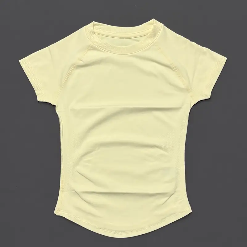HISTELLO Sport Short Sleeve Top Seamless Yoga Leotard Clothing Women Running Sports T Shirt Workout Shirts Fitness Sports Vest - Image 21
