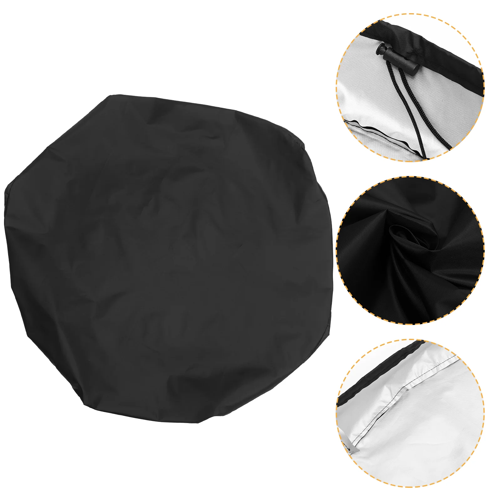 

Cover Grill Fire Pit Bbq Barbecue Round Gas Outdoor Covers Cloth Heavy Duty Oven Protector Waterproof Barbeque Fireplace Griddle