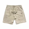 Summer Washed Sain Letters Printed Street Casual Shorts Men Women High Quality 1:1 Drawstring Breeches Sweatpants 3