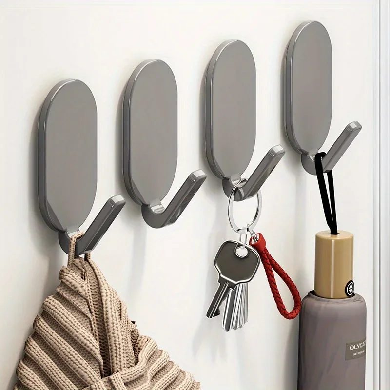 Multifunctional Hooks Self Adhesive Wall Hooks Self Adhesive Hooks Kitchen Hook Home Storage Accessories 5pcs Self-adhesive Hooks