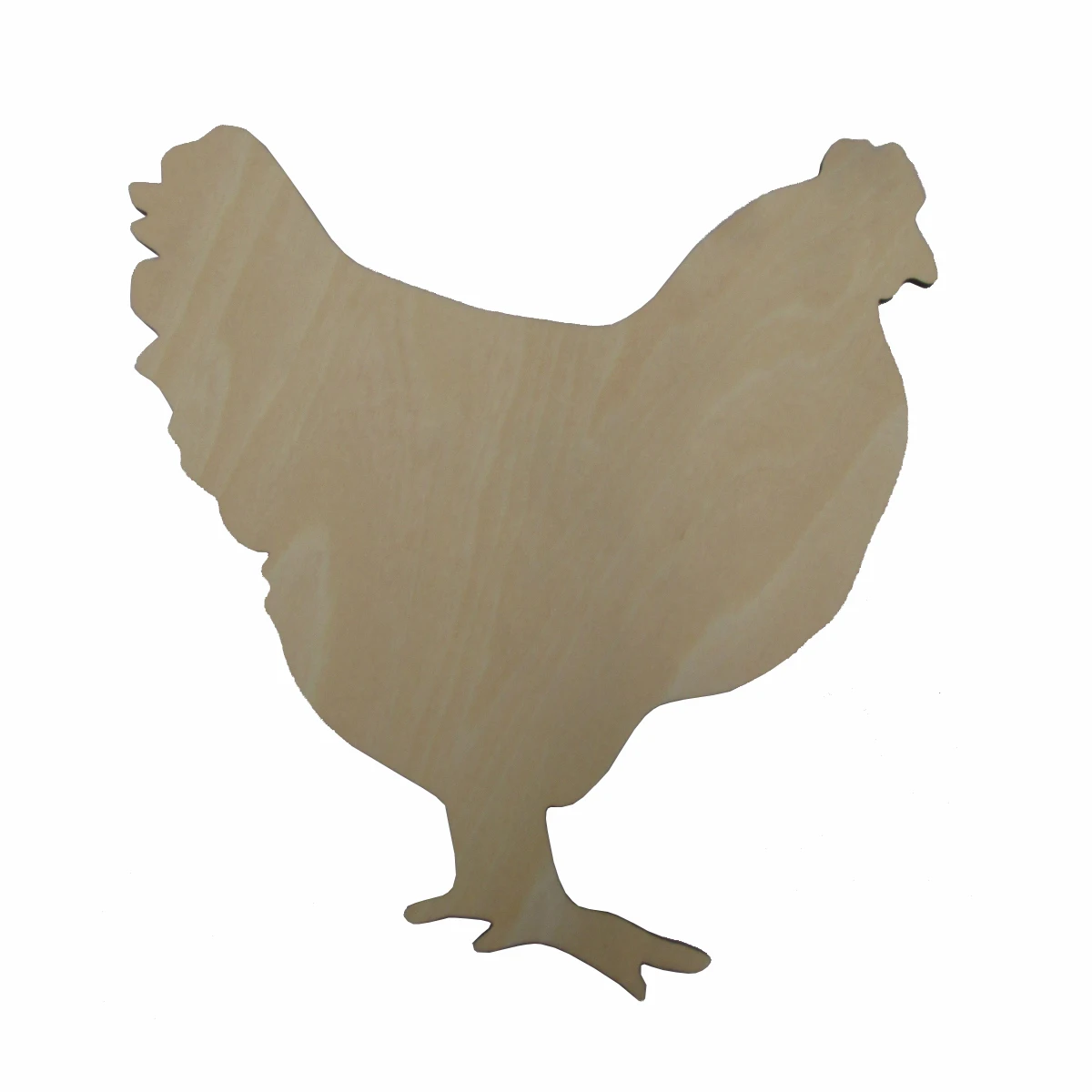 Unfinished Laser Cut Blanks Wooden Chicken Shape Wood Farm Animal
