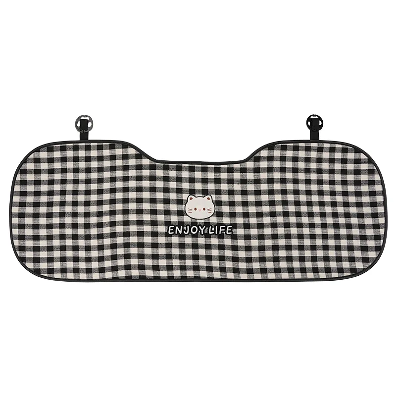 Cat-Themed Anti-Slip Car Seat Cushion - Creative Interior Accessory