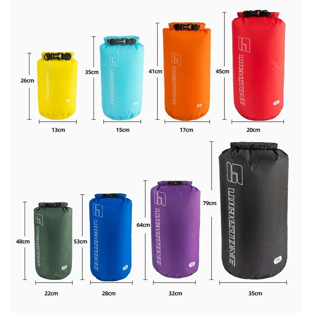 Water Separation Dry Bag Lightweight Waterproof Dry Gear Storage Sack Portable Wear Resistant Swimming Bag 3/5/8/12/15/25/35/75L dry bag,waterproof bag,swimming bag,moving storage bag