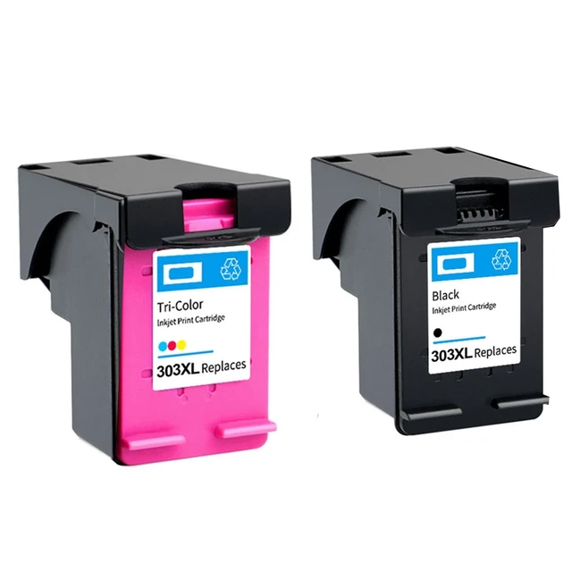 Refilled High Capacity HP 303XL Black Ink Cartridge, Low Price Guarantee