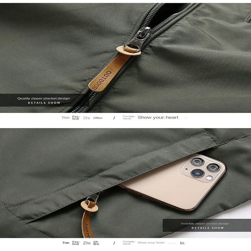 Windbreaker Military Field Jackets Outerwear Mens Winter Autumn Waterproof MOTO POC Cycling Coat Hoodie Men Hunting Army Clothes