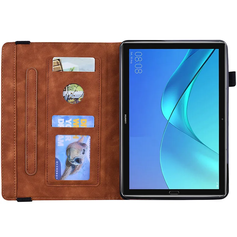 

For Huawei Mediapad M5 8.4 Case SHT-AL09 SHT-W09 3D Leather Embossed Tablet Cover Funda for Huawei Media Pad M5 8.4'' Case