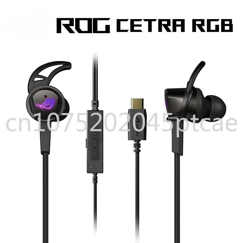 

ROG Cetra RGB Earphone for Rog Phone 5/3/2 Type-C Gaming Headset ANC Active Noise Reduction Surround 7.1 Sound Effect