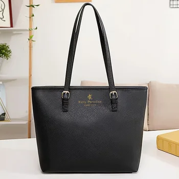 2024 New Trendy Women's Bag European and American Fashion Foreign Trade Women's One Shoulder Handbag Mommy Bucket Bag 1